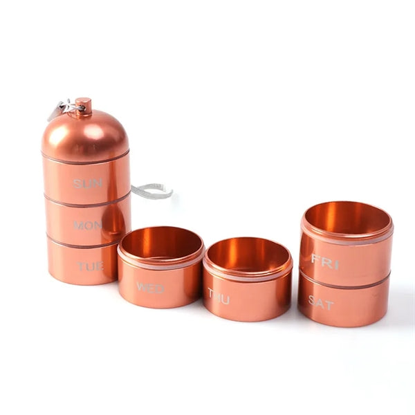 Metal Weekly Pill Organizer