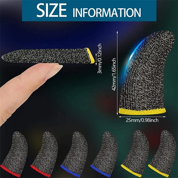 Finger Sleeves for Gaming Mobile Game Controllers