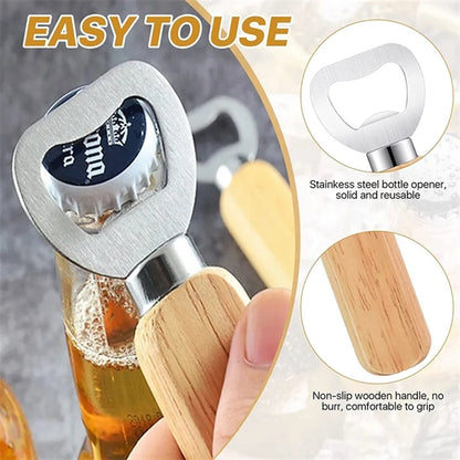 stainless steel beer bottle opener
