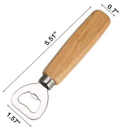 stainless steel beer bottle opener