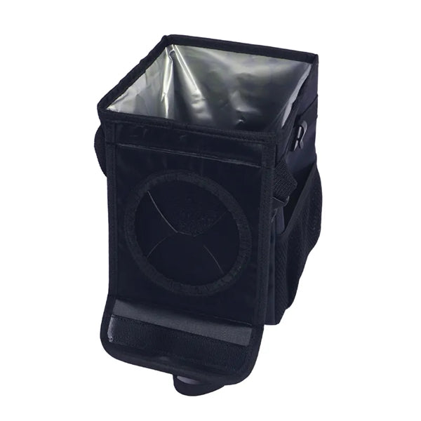 Car Trash Can with Lid and Storage Pockets