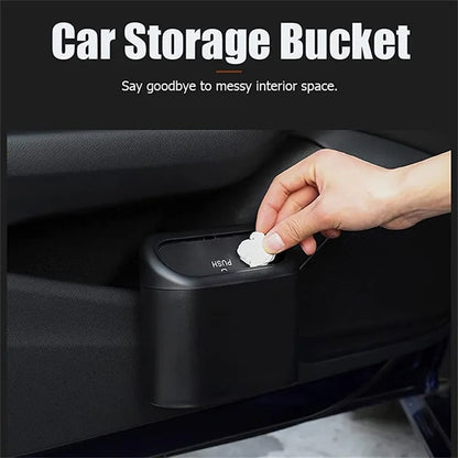 Car Trash Can with Lid