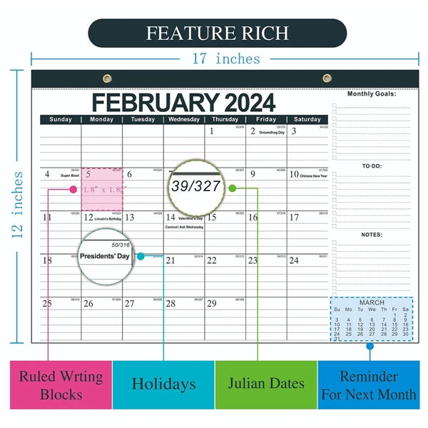 Desk Pad Calendar