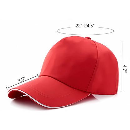 Adjustable 100% Cotton Twill Baseball Golf Cap
