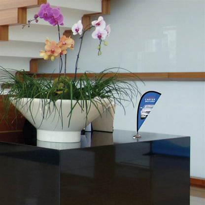 Mini Desktop Teardrop Banner