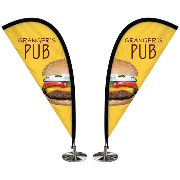 Double Sided Mini Desktop Teardrop Banner