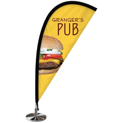 Double Sided Mini Desktop Teardrop Banner