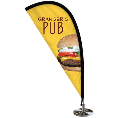 Double Sided Mini Desktop Teardrop Banner