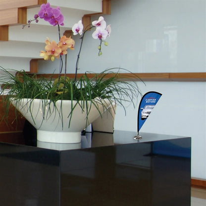 Double Sided Mini Desktop Teardrop Banner
