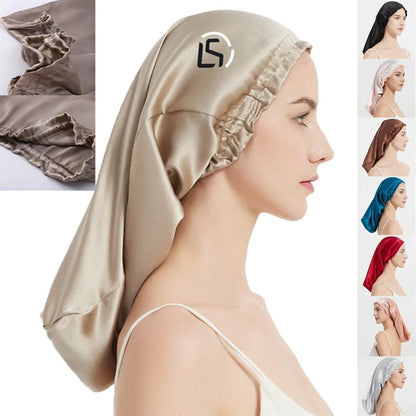 Silk Satin Long Bonnet