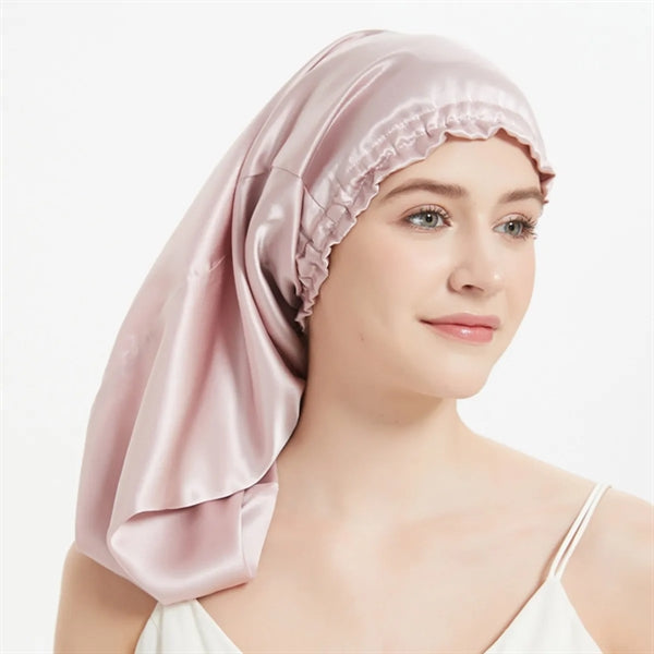 Silk Satin Long Bonnet