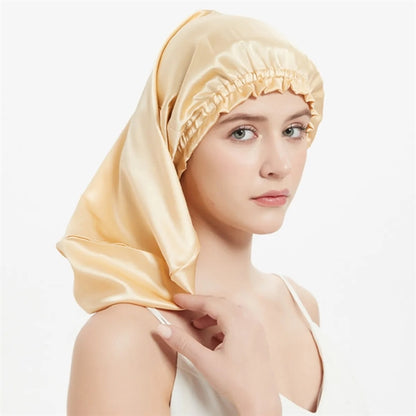 Silk Satin Long Bonnet