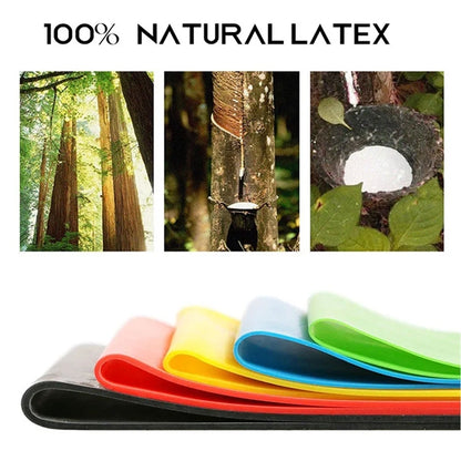 5-Piece Latex Resistance Bands Set