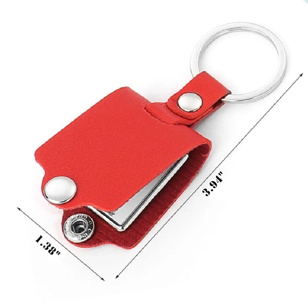 PU Leather Frame Keychain