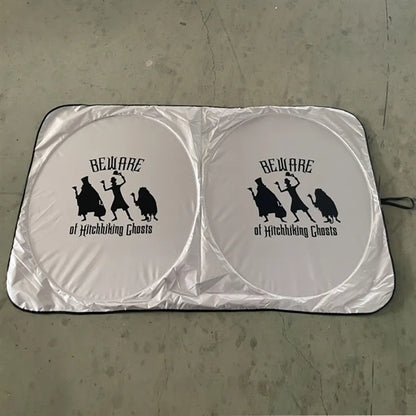 Car Windshield Sun Shade with Storage Pouch
