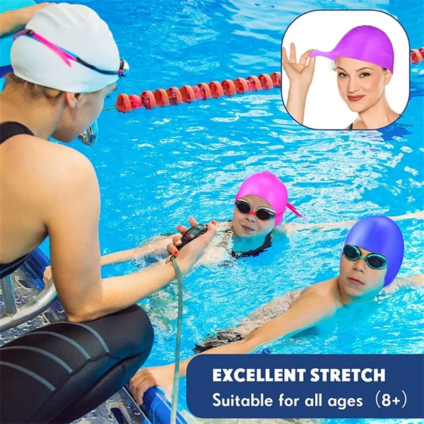 Unisex Adult Swim Cap Silicone