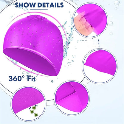Unisex Adult Swim Cap Silicone
