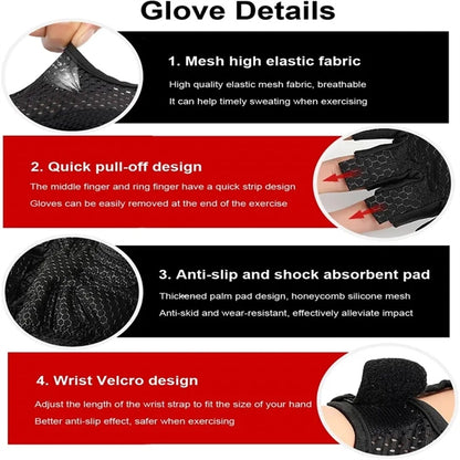 Breathable Workout Gloves for Man and Woman