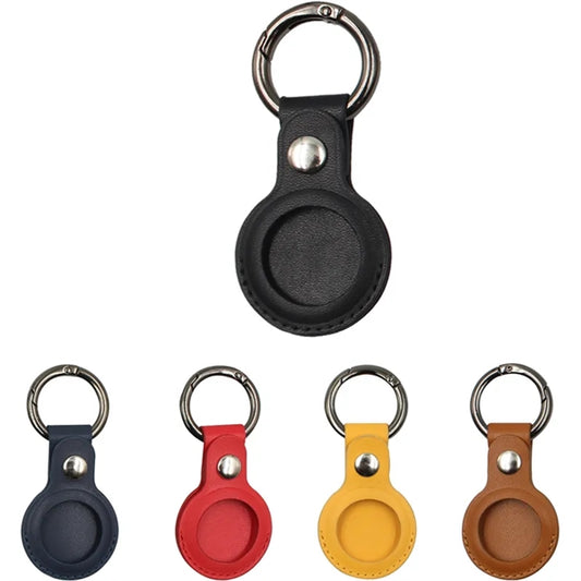 Round Air-tag Silicone Case With Keyring