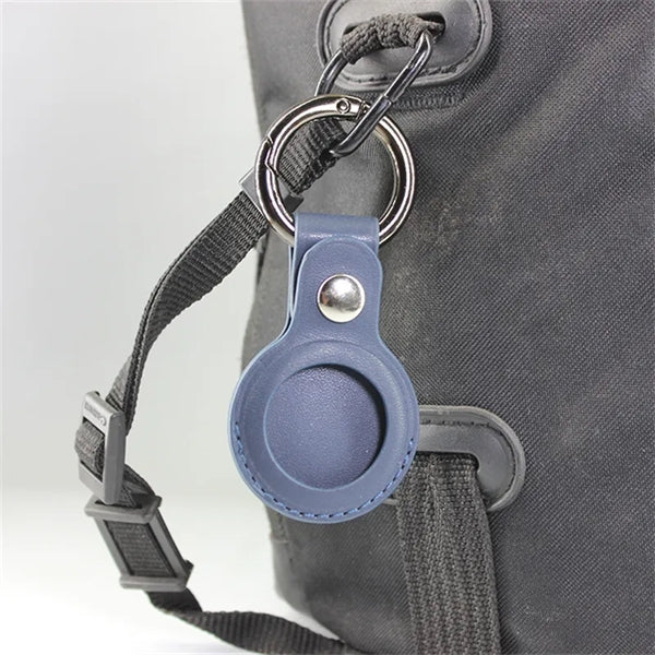 Round Air-tag Silicone Case With Keyring