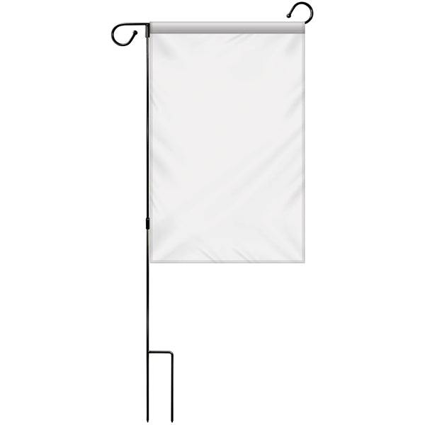 14" x 20" Custom Single Reverse Garden Banner with Hardware