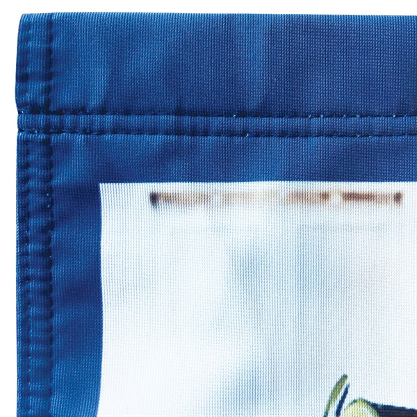 14" x 20" Custom Double Sided Garden Banner with Hardware