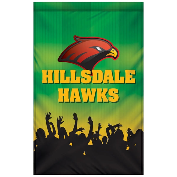 12" x 18" Custom Single Reverse Garden Banner