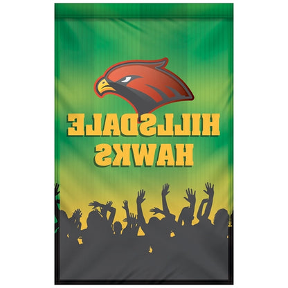 12" x 18" Custom Single Reverse Garden Banner