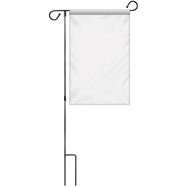 12" x 18" Custom Single Reverse Garden Banner with Hardware