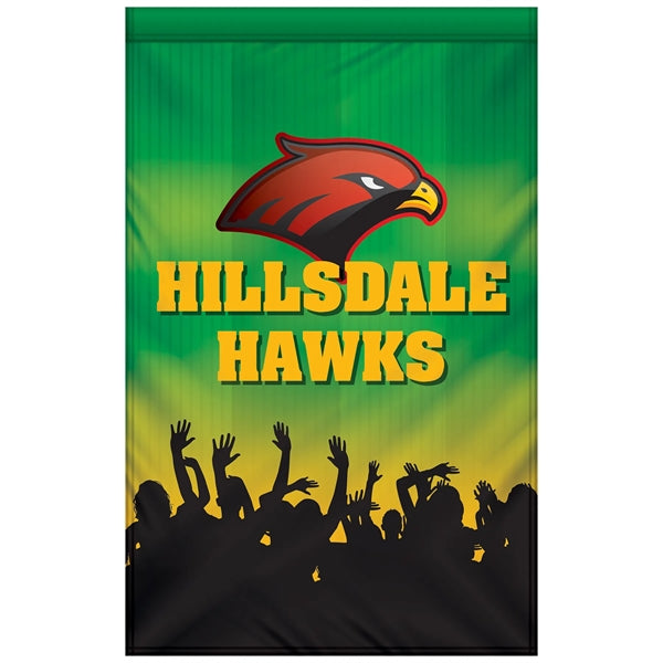 12" x 18" Custom Double Sided Garden Banner