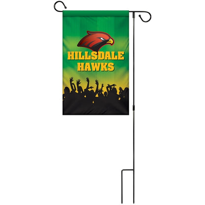 12" x 18" Custom Double Sided Garden Banner with Hardware