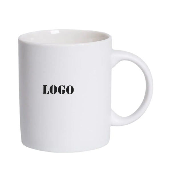 MOQ 50 White Ceramic Mug