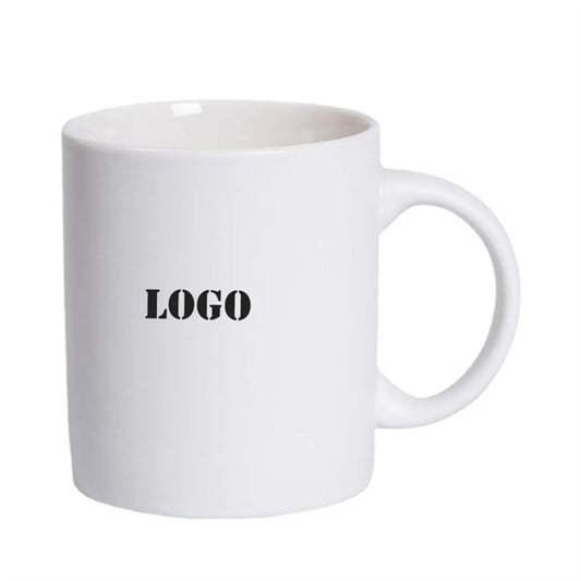 MOQ 50 White Ceramic Mug