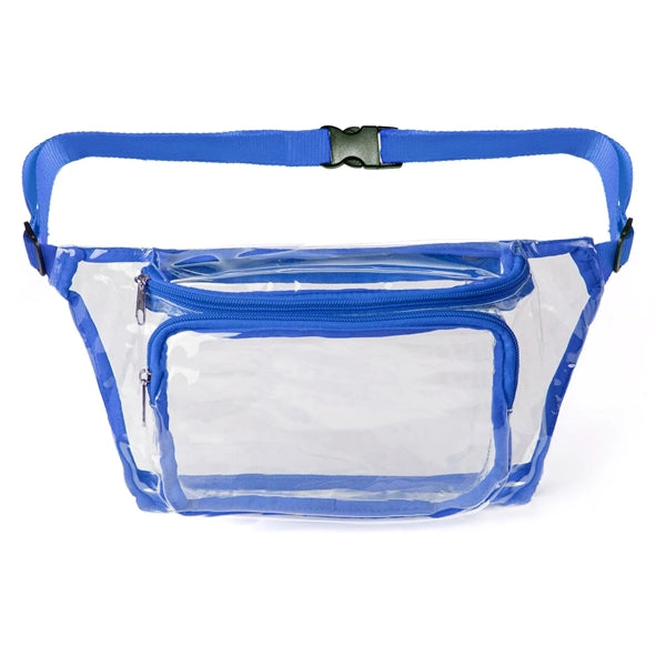 Clear PVC Stadium Approved Fanny Pack 12.6x6.7x6.3
