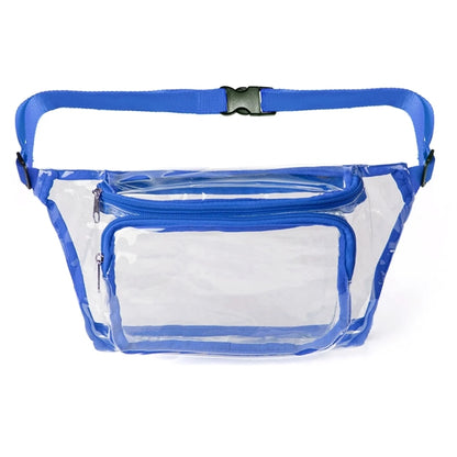 Clear PVC Stadium Approved Fanny Pack 12.6x6.7x6.3