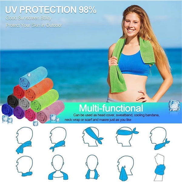 Magic Soft Cooling Ice Towel with Case
