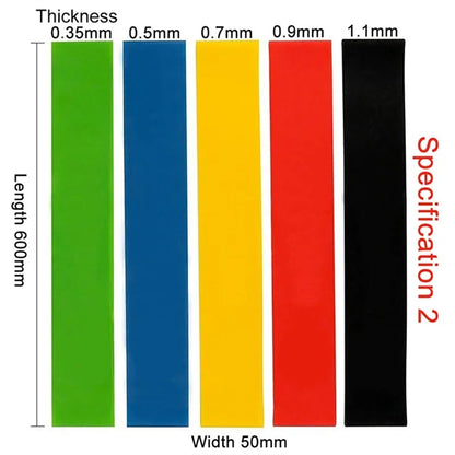 5-Piece TPE Resistance Bands Set