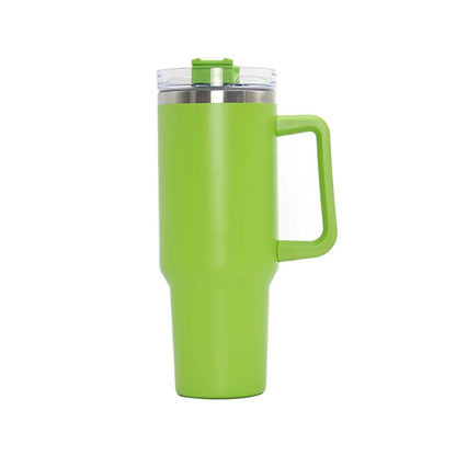 40 oz  Travel Mug with Handle and Straw