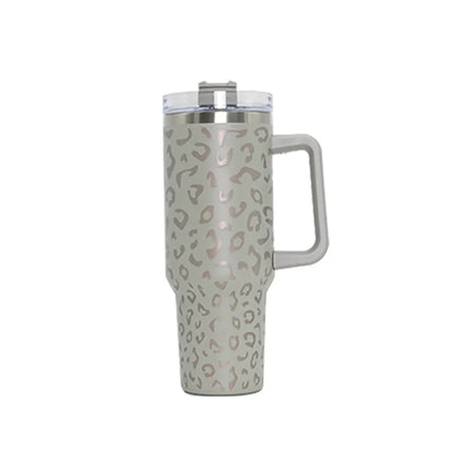 40 oz  Travel Mug with Handle and Straw