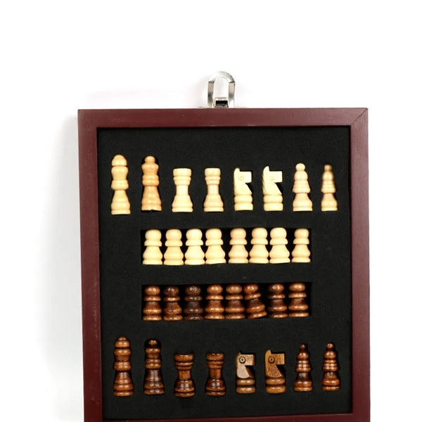 4 Piece Wine Tools Set with Chess Board Game