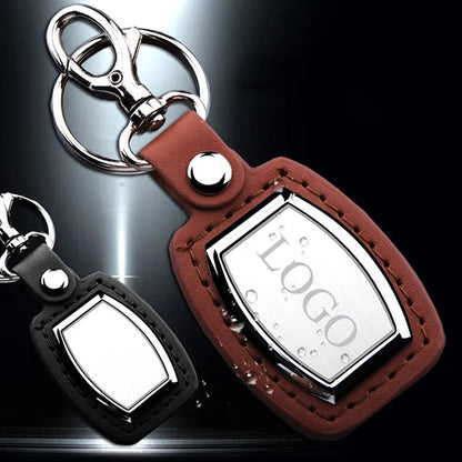 Leather Car Keychain Gift