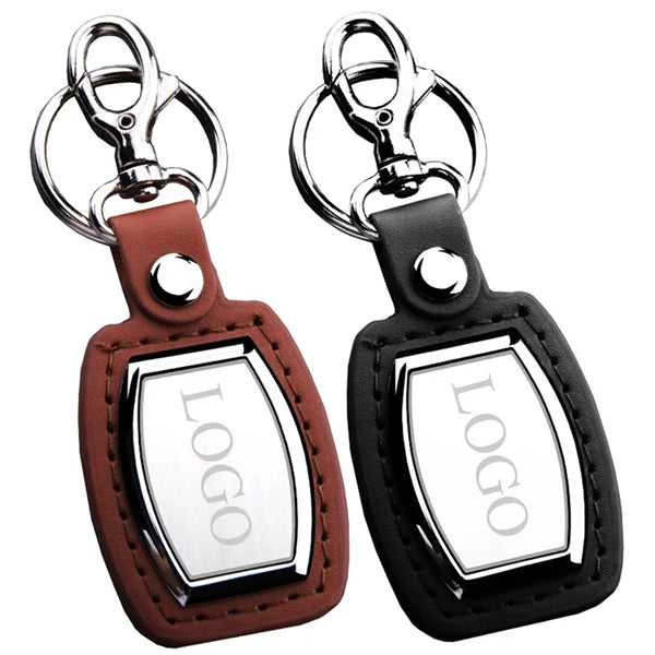 Leather Car Keychain Gift