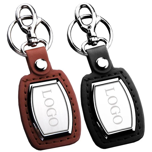 Leather Car Keychain Gift