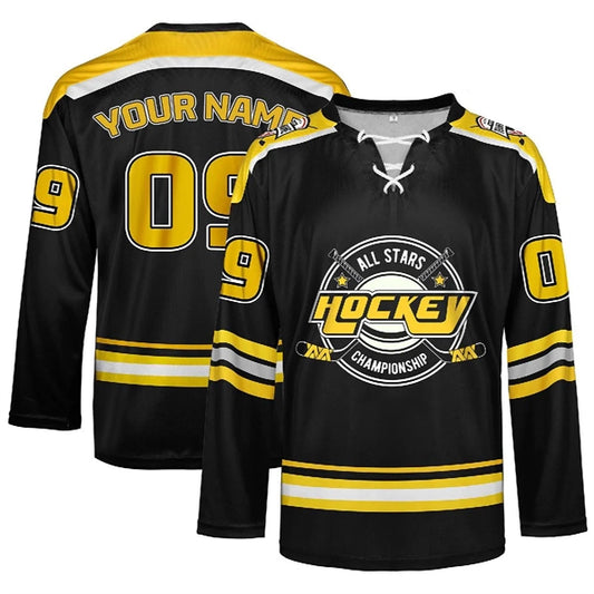 CUSTOM PERFORMANCE SUBLIMATED ICE HOCKEY JERSEY WITH LACE
