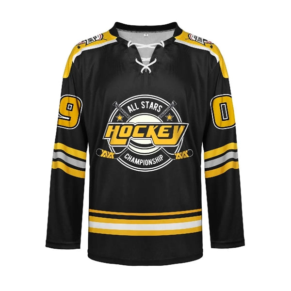 CUSTOM PERFORMANCE SUBLIMATED ICE HOCKEY JERSEY WITH LACE