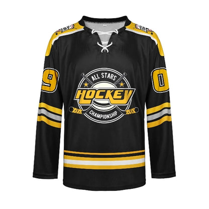 CUSTOM PERFORMANCE SUBLIMATED ICE HOCKEY JERSEY WITH LACE