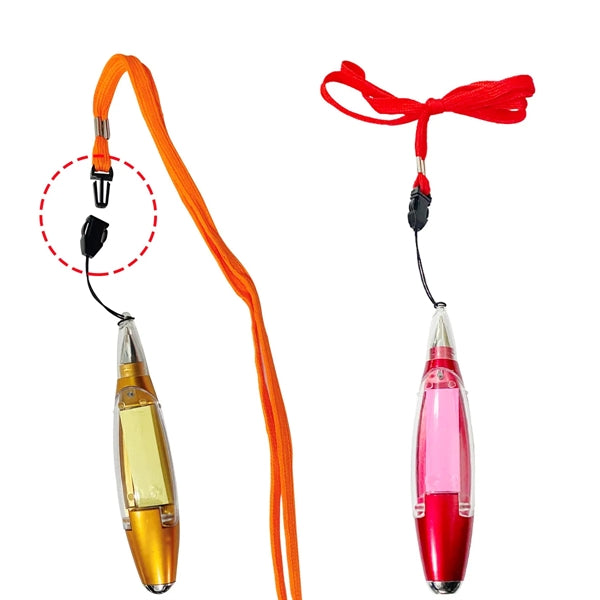 Ballpoint Pen Containing Sticky Notes
