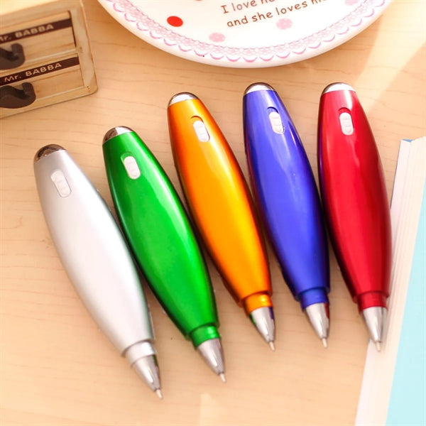 Ballpoint Pen Containing Sticky Notes