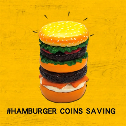 Resin Burger Piggy Bank