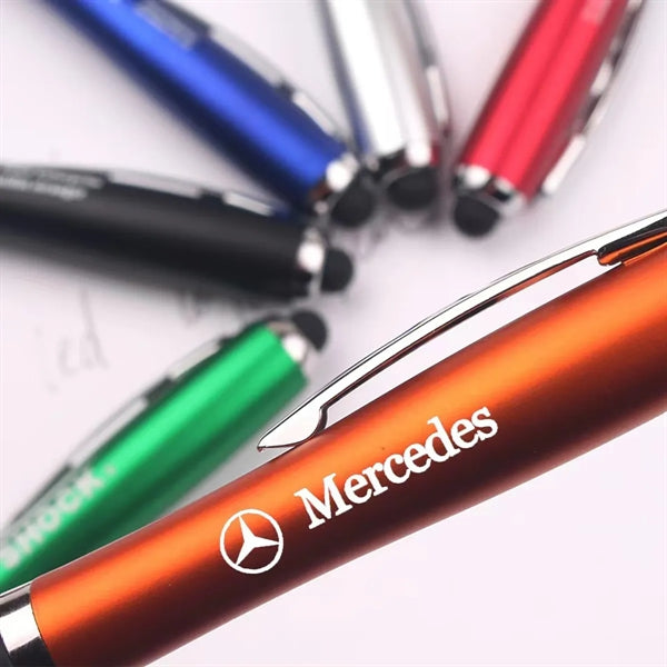 Led Flashlight Engraved Pens